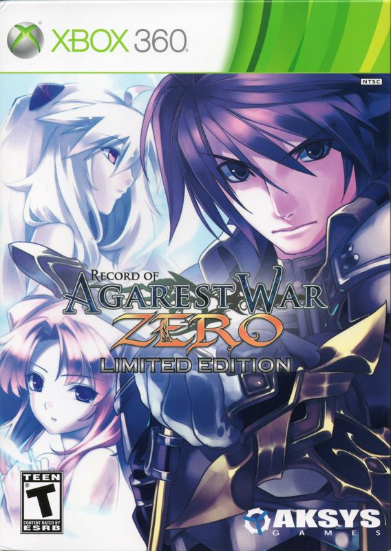 Record of Agarest War Zero Limited Edition box art for Xbox 360
